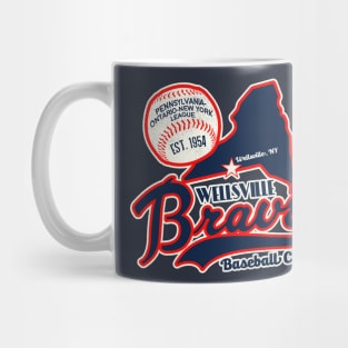 Defunct Wellsville Braves Baseball Team Mug